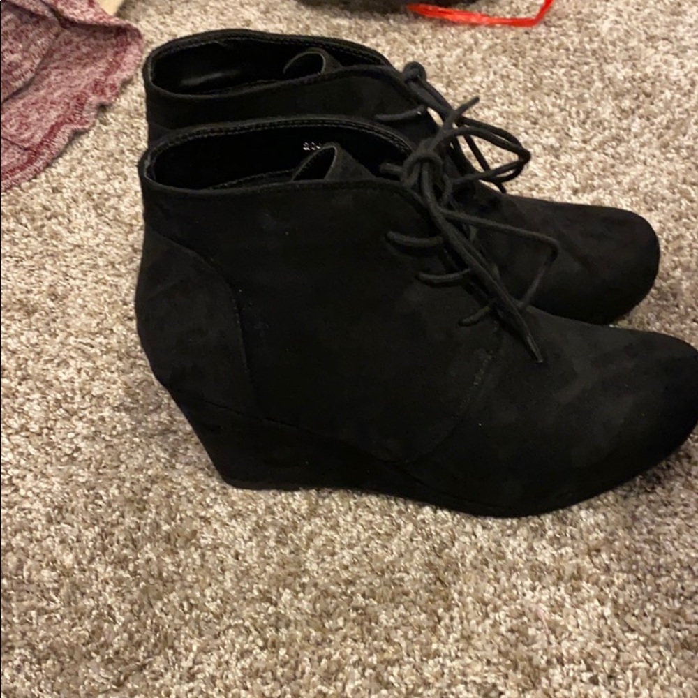Black booties